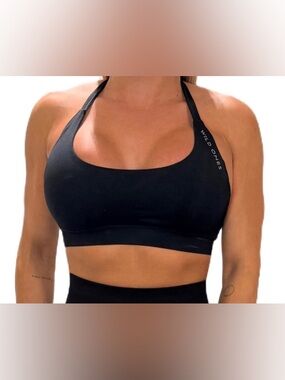 Black Scoop-Neck Bralette